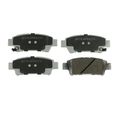 Premium Asm Brake Pad 085-1700 Rear Ceramic Disc Pads For Car Precision Cut Edges With Bonded Shims 