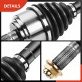 A-premium Pair 2 Front Cv Axle Shaft Assembly Compatible With Mazda 6009 2010 2011 2012 2013 L4 2 5l Driver And Passenger Side