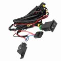 Universal Fog Lights For Car 12v Led Light Onoff Switch Wiring Harness Relay Kit Accessory