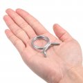Uxcell Double Wire Spring Hose Clamp 10pcs 65mn Steel 25mm Inner Dia Fit 26mm-28 5mm Od Fuel Line Silicone Tube Clips Silver