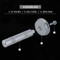 Utmall 10pcs Bearing Race And Seal Bushing Driver Install Set 9 Discs Collar Axle Housing With Carrying Case Master Universal
