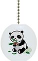 Panda Bear Cub Animal Ceramic Fan Pull 