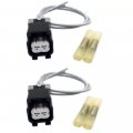 2pcs Engine Cooling Fan Motor Connector Fits For Equinox Buick Pt2188 Gm 88988506a 