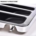 G-plus Platinum Front Grille Compatible With Ford F250 F350 1992 1993 1994 1995 1996 1997 Chrome W Emblem