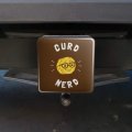Graphics More Curd Nerd Cheese Funny Humor Tow Trailer Hitch Cover Plug Insert
