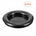 Uxcell Wire Protector Oil Resistant Armature Rubber Grommets 32mm Mounting Dia 20pcs Black