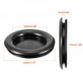 Uxcell Wire Protector Oil Resistant Armature Rubber Grommets 32mm Mounting Dia 20pcs Black