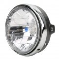 Akozon Motorcycle Retro Headlamp Front Headlight Fit For Honda Cb400 Hornet 250 Vtec Clear Lens 
