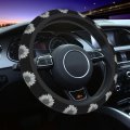 Brain Cancer Awareness Steering Wheel Cover Protector Elastic Neoprene Car Wrap Accessories Vehicle Auto Trucker Interior Decor