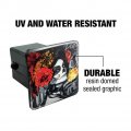 Dia De Los Muertos Day Of The Dead Woman Tattoo Tow Trailer Hitch Cover Plug Insert