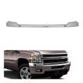 Front Bumper Cover Upper Trim Cap For 2011 2012 2013 2014 Chevrolet Silverado 2500 Hd 3500 Chrome Abs Plastic Replacement 