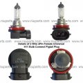 Niuparts 8 Pieces Combo 4pcs H11 Bulbs With 2 Wire Pin Female Universal Halogen Warm White Light Connect Pigtail Harness