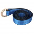 Ocpty Heavy Duty 4x 8 Lasso Straps Wrecker Car Hauler Tow Dolly Tire Wheel Tie Down Strap Blue