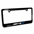 Ipick Image Made For Chevrolet Corvette C7 Zr1 Black Metal License Plate Frame