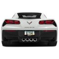 Ipick Image Made For Chevrolet Corvette C7 Zr1 Black Metal License Plate Frame
