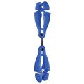 Squids 3420 Swiveling Glove Clip Holder With Dual Clips Blue Durable Non Conductive Ppe And Tool Gear Breakaway Link Closure 