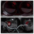 Acanii For Red Smoke 2009-2010 Dodge Charger Se Sxt Srt8 Tail Lights Brake Lamps Left Right