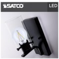 Satco 5w Led G16 5 Globe Light Bulb 5000k Natural 500 Lumens Clear Finish E12 Candelabra Base Dimmable 300 Degree Beam Enclosed