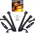 Motorcycle Led Turn Signal Light Black Rear Passenger Footrest Bracket For 06-07 Suzuk Gsxr 600 750 P N Mt390-013a-bk 