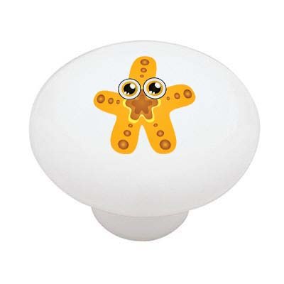 Peeper Starfish High Gloss Ceramic Drawer Knob