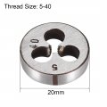 Uxcell 5-40 Unc Round Die Machine Thread Right Handing Alloy Tool Steel Screw Thread Cutting