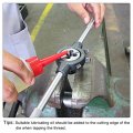 Uxcell 3 16-24 Bsw Round Die Machine Thread Right Handing Alloy Steel Screw Thread Cutting