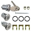 Door Lock Cylinder And 2 Keys Doors Trunk Key Set Replacement For Pontiac Grand Am 1974 Part Number 654394765282