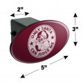 Only Santa Can Judge Me Oval Tow Trailer Hitch Cover Plug Insert