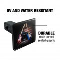 Electric Guitars American Usa Flag Rock And Roll Red White Blue Tow Trailer Hitch Cover Plug Insert