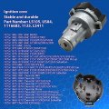 2023 New Ignition Lock Cylinder Starter Switch In Dash With Keys For 1982-1990 Gmc C6000 C7000
