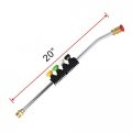 Pressure Washer Extension Wand Set 20a Replacement Spray Lance With 5 Nozzle Tips And M22 Connector 4000psi