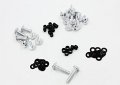Xkh- Motorcycle Silver Spike Fairing Bolts Kit Compatible With 2003-2006 Kawasaki Ninja Zx6r Zx 636 Zx6rr B075dv9b7v