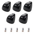 Smoked Cab Lights Lens And White Led Bulb Kit For Ford F250 F350 F450 F550 Super Duty 1999 To 2016 Roof Marker Clearance 