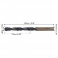 Uxcell Straight Shank Twist Drill Bits 10mm High Speed Steel 4341 With 2 Pcs For Stainless Alloy Metal Plastic Wood