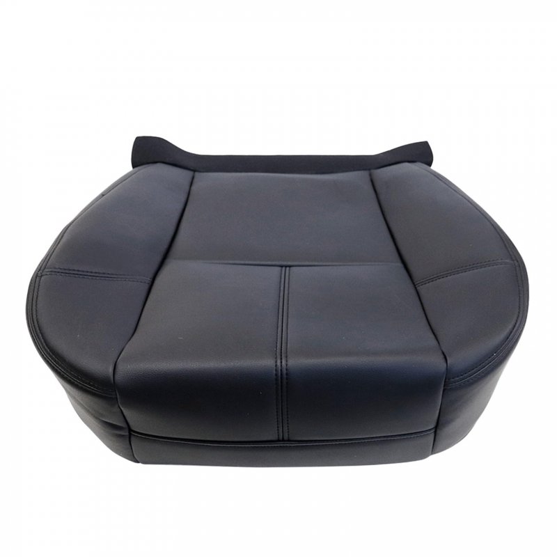 Front Bottom Seat Cover For Chevy Gmc Tahoe Suburban Avalanche Sierra Yukon Xl 2007 To 2014 Black Microfiber Leather Custom Fit