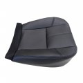 Front Bottom Seat Cover For Chevy Gmc Tahoe Suburban Avalanche Sierra Yukon Xl 2007 To 2014 Black Microfiber Leather Custom Fit