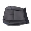 Front Bottom Seat Cover For Chevy Gmc Tahoe Suburban Avalanche Sierra Yukon Xl 2007 To 2014 Black Microfiber Leather Custom Fit