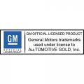 Au-tomotive Gold Laser Etched Logo Cut-out License Plate Frame For Chevy Silverado Chrome