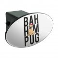 Bah Hum Pug Oval Tow Trailer Hitch Cover Plug Insert