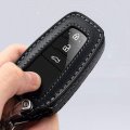 Leather Key Fob Cover For 2018 2021 Toyota Camry Rav4 Highlander Avalon C Hr Prius Corolla Gt86 Smart Black Case With Tpu 