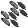 Aintier Automotive Replacement Brake Pads Front Rear Fit For Lexus Ct200h 2011-2017 For Toyota Prius 2012 Plug-in 2012-2013