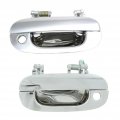 Dodge Ram 1500 1994-2001 Exterior Door Handle Driver And Passenger Side Pair Front All Chrome With Key Hole Submodels 