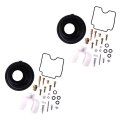 Letaosk 2sets Carburetor Diaphragm Float Repair Kit Compatible For Suzuki Gsf1200 Bandit 2001-2005 