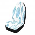 Yettasbin Seahorse Front Car Seat Cover Non-slip Stain Water Resistant Breathable Protector Universal Fits Suv Auto Cars Truck