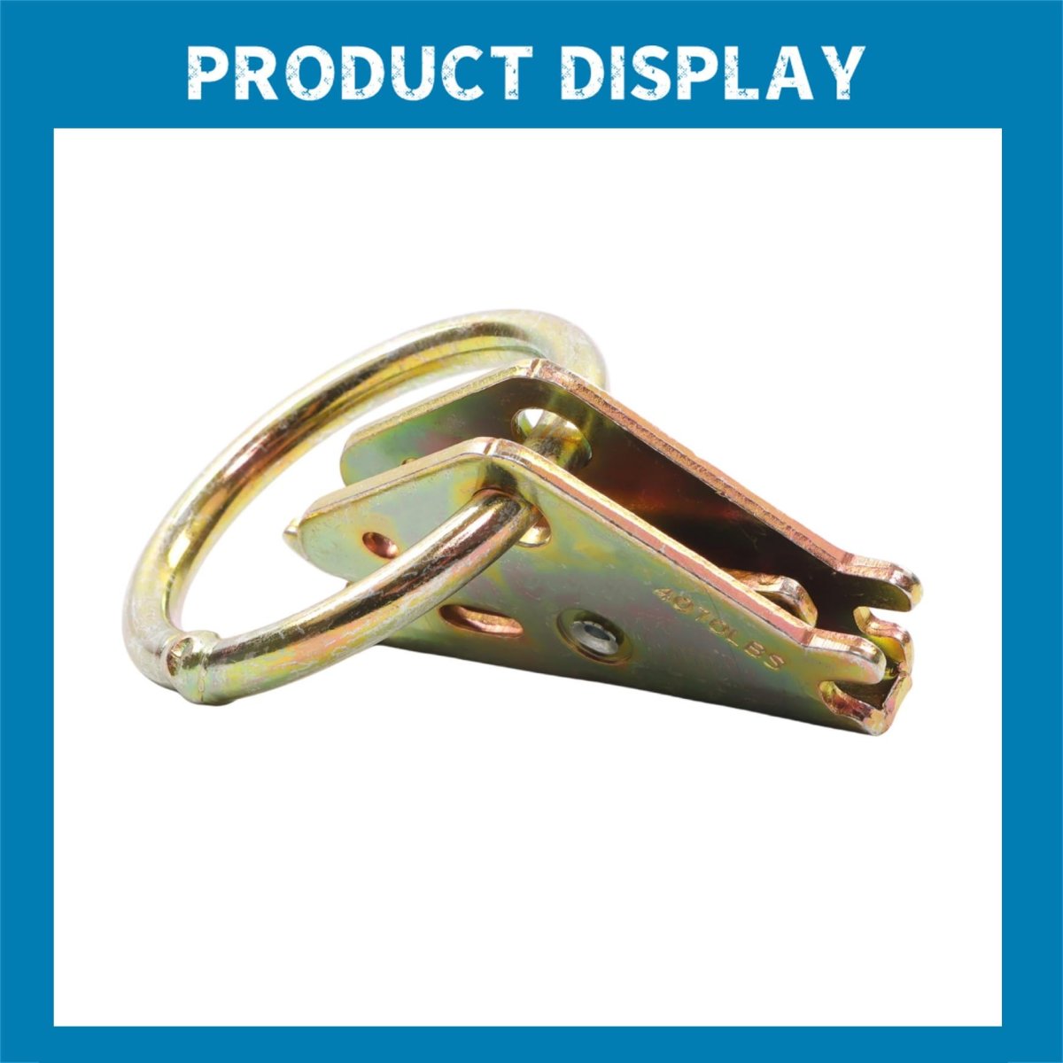 2 In E Track O Ring Tie Down Anchors For Trailer 20 Pack 1500 Lb Load Limit Steel Cargo Securing Rings Rail Systems