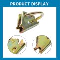 2 In E Track O Ring Tie Down Anchors For Trailer 20 Pack 1500 Lb Load Limit Steel Cargo Securing Rings Rail Systems