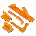 Powertec 71009v Push Block And Stick Set For Table Saws Router Tables Band Jointers Dual Ergonomic Handles W Max Grip Hand 