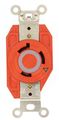 Leviton 2630-ig 30-amp 277-volt Flush Mounting Locking Receptacle Industrial Grade Isolated Ground V-0-max Orange 