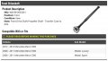 Front Driveshaft Propeller Shaft Transfer Case To Axle Compatible With 2008-2014 Mercedes-benz C300