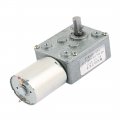 New Lon0167 Dc 24v 30rpm 6mmx13mm D-shape Shaft Electric Power Turbo Worm Geared Motor Dc 24 I D-form Welle Getriebemotor